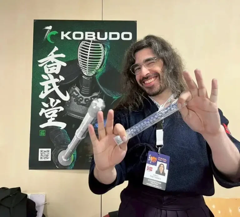 Kendo bogu and shinai store display at Kobudo